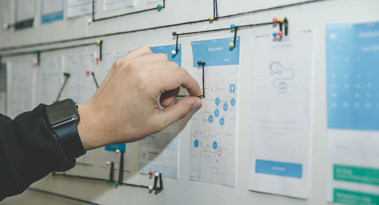 Creative team shaping a digital experience